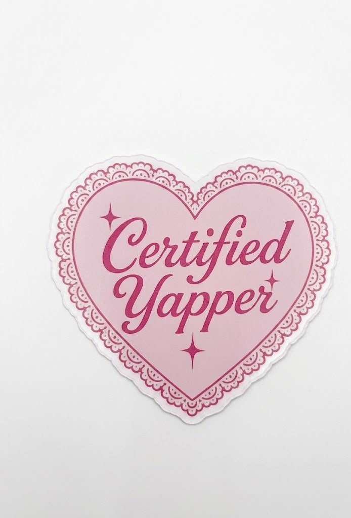 Certified Yapper Tile ✨🎀