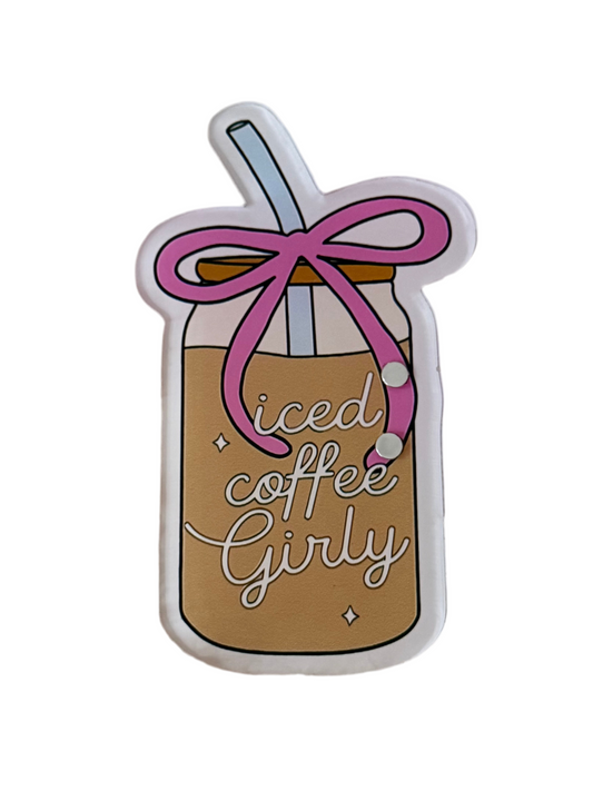 Iced Coffee Girly Tile